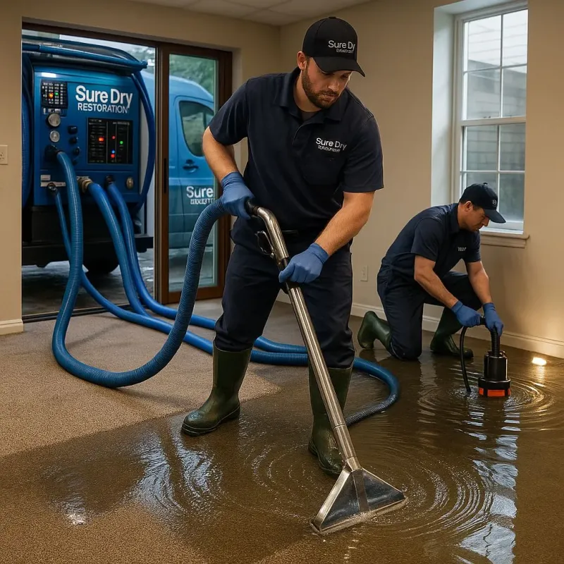 Water Extraction and Removal process in Saylorsburg, PA